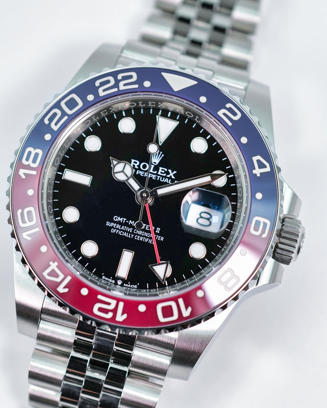 Rolex 126710BLRO GMT Master II on Jubilee