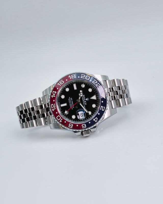 Rolex 126710BLRO GMT Master II on Jubilee