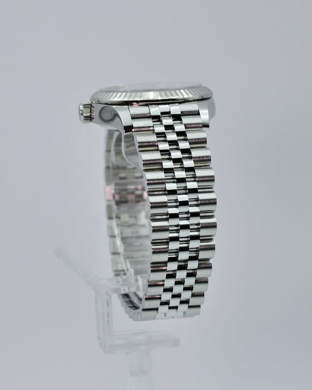 Rolex 278274 Datejust 31 with Pink Dial with "VI" in Diamond on Jubilee