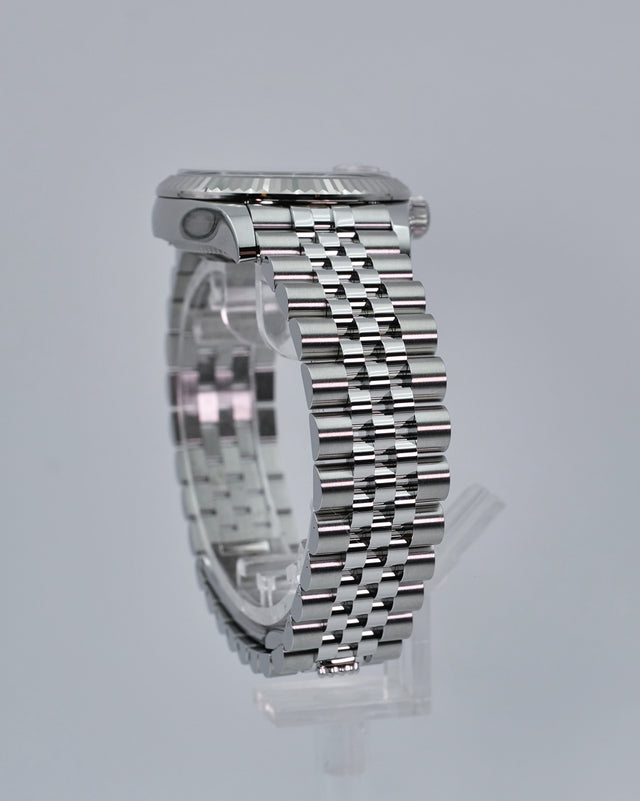 Rolex 278274 Datejust 31 with White Mother-of-pearl Diamond Dial on Jubilee