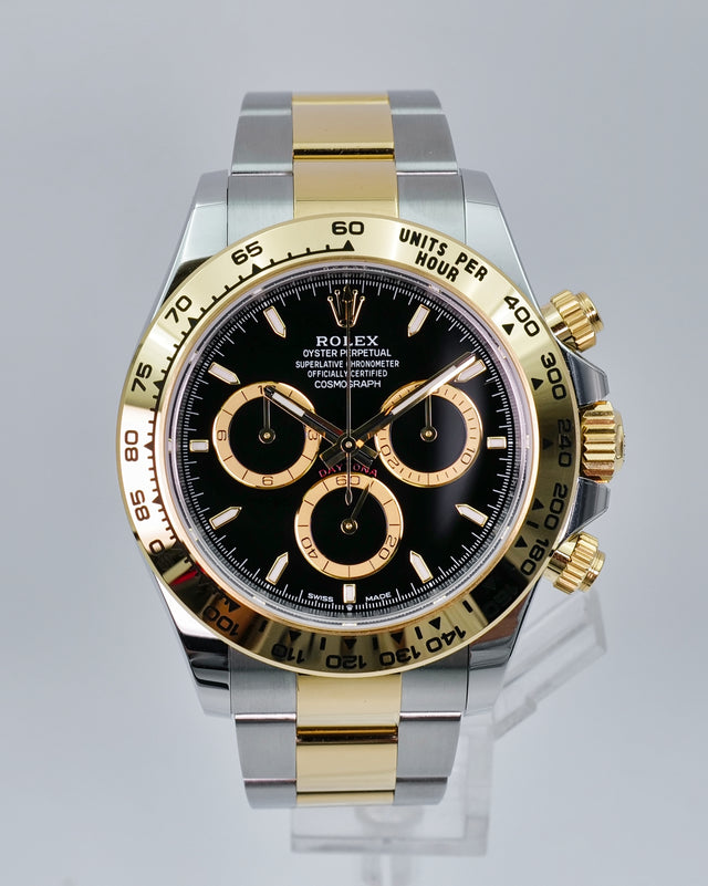 Rolex 126503 Cosmograph Daytona 18K/Stainless Steel with Black Dial