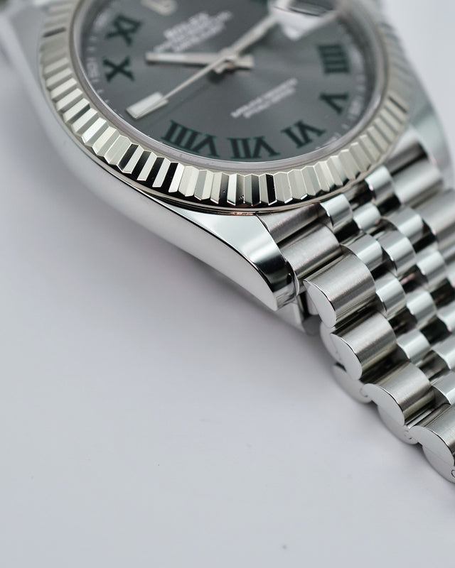 Rolex 126334 Datejust 41 with Slate Roman Dial on Jubilee