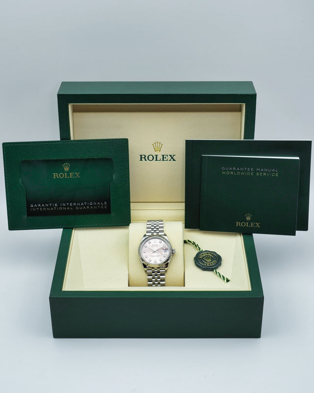 Rolex 278274 Datejust 31 with Pink Diamond Dial on Jubilee