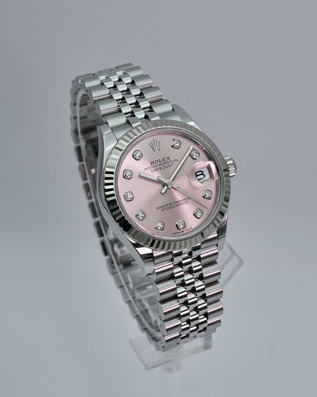 Rolex 278274 Datejust 31 with Pink Diamond Dial on Jubilee