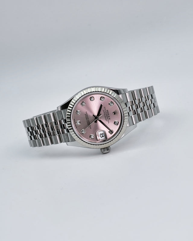 Rolex 278274 Datejust 31 with Pink Diamond Dial on Jubilee