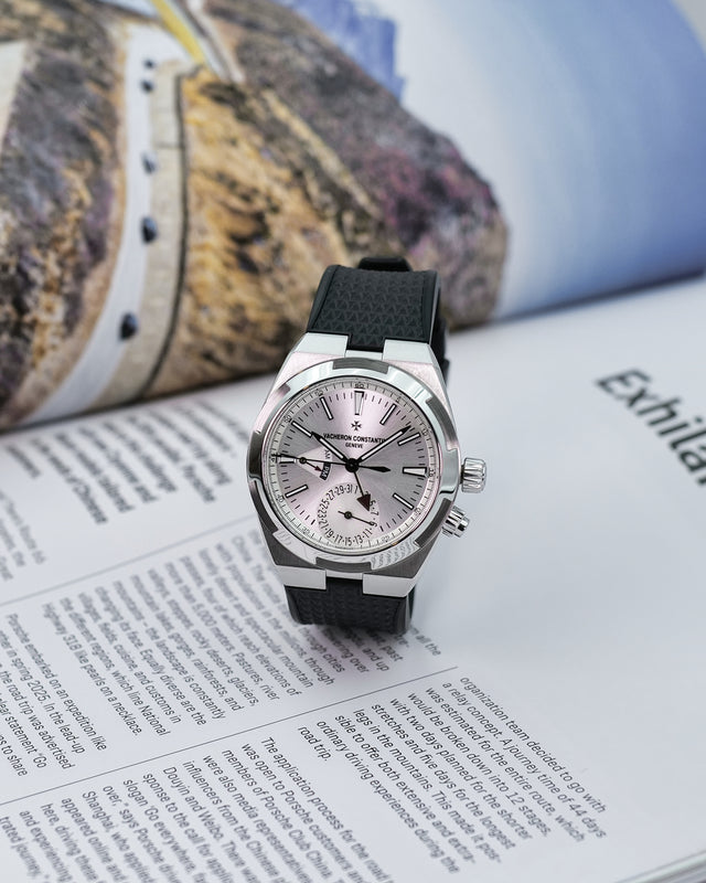 Vacheron Constantin 7900V Overseas Dual Time with Silver Dial
