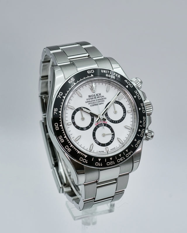 Rolex 126500LN "Panda" Cosmograph Daytona with White Dial