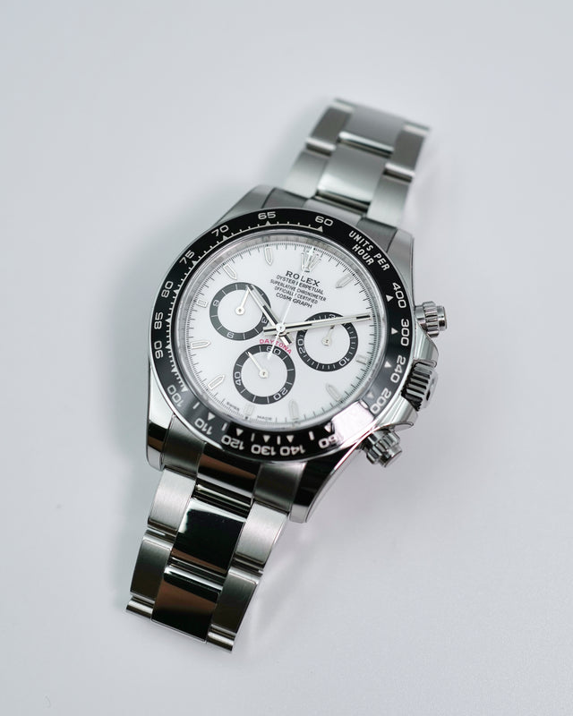 Rolex 126500LN "Panda" Cosmograph Daytona with White Dial
