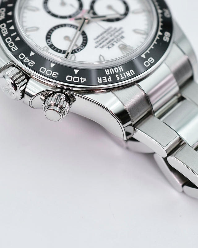 Rolex 126500LN "Panda" Cosmograph Daytona with White Dial