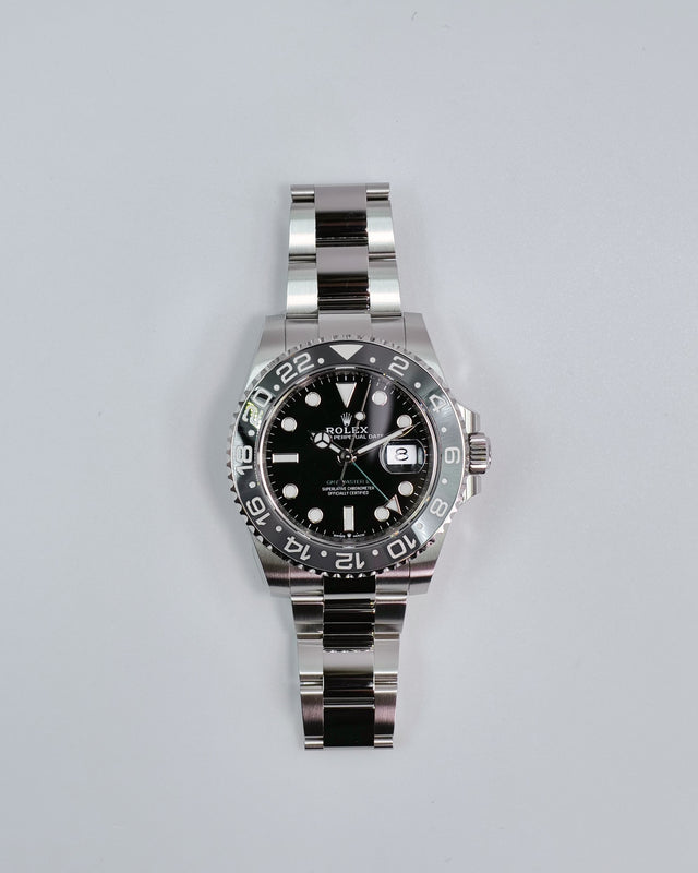 Rolex 126710GRNR “Bruce Wayne” GMT Master II on Oyster