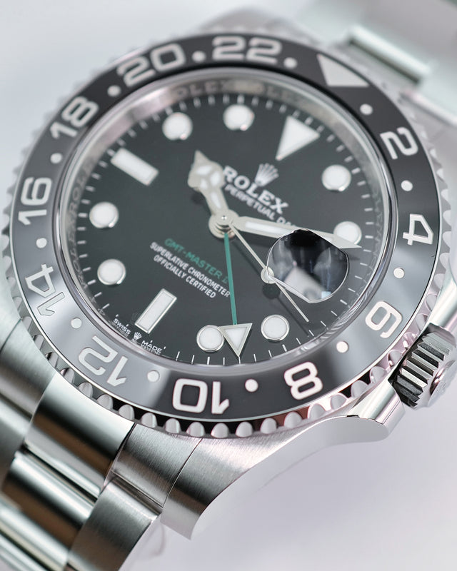 Rolex 126710GRNR “Bruce Wayne” GMT Master II on Oyster