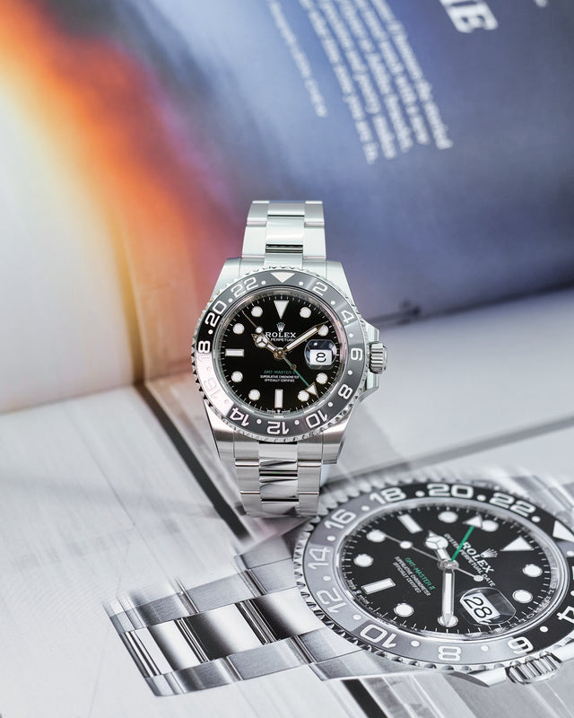 Rolex 126710GRNR “Bruce Wayne” GMT Master II on Oyster