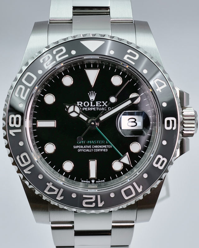 Rolex 126710GRNR “Bruce Wayne” GMT Master II on Oyster