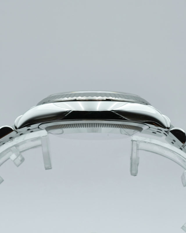 Rolex 126234 Datejust with White Mother-of-pearl Diamond Dial on Jubilee