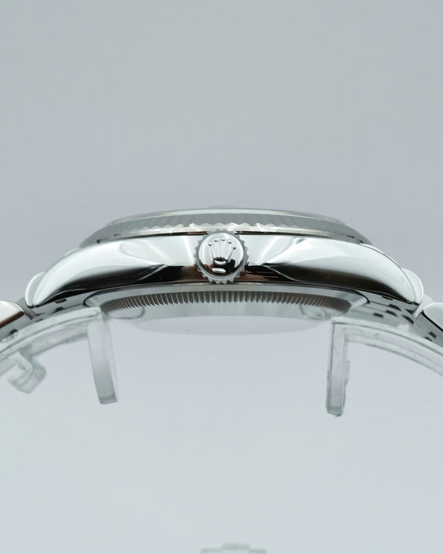 Rolex 126234 Datejust with White Mother-of-pearl Diamond Dial on Jubilee