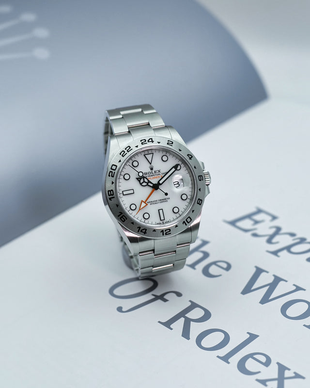 Rolex 226570 Explorer II with White Dial