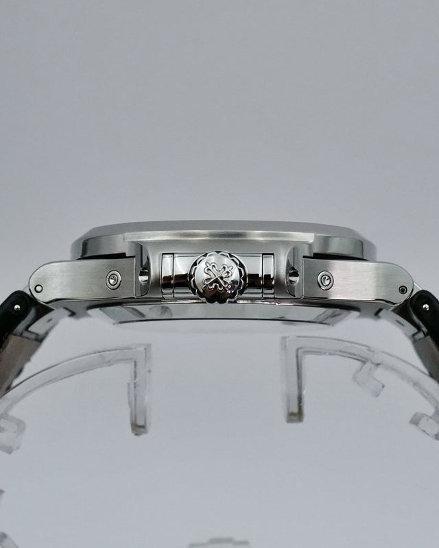 Patek Philippe 5726A Nautilus Annual Calendar Moon Phases Stainless Steel Black Dial