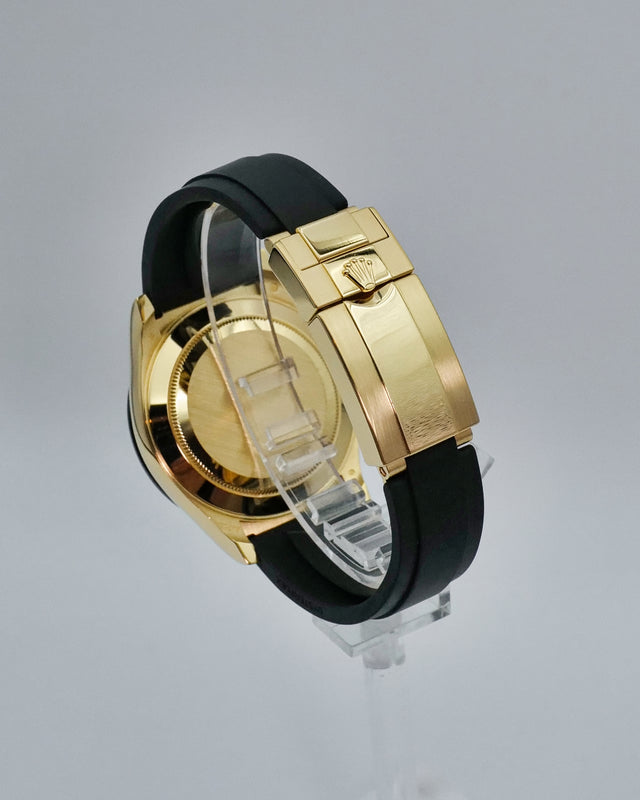 Rolex 116518LN Cosmograph Daytona 18K Yellow Gold with Black Diamond Dial