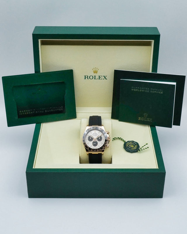 Rolex 126515LN Cosmograph Daytona 18K Rose Gold with Sundust and Bright Black Dial