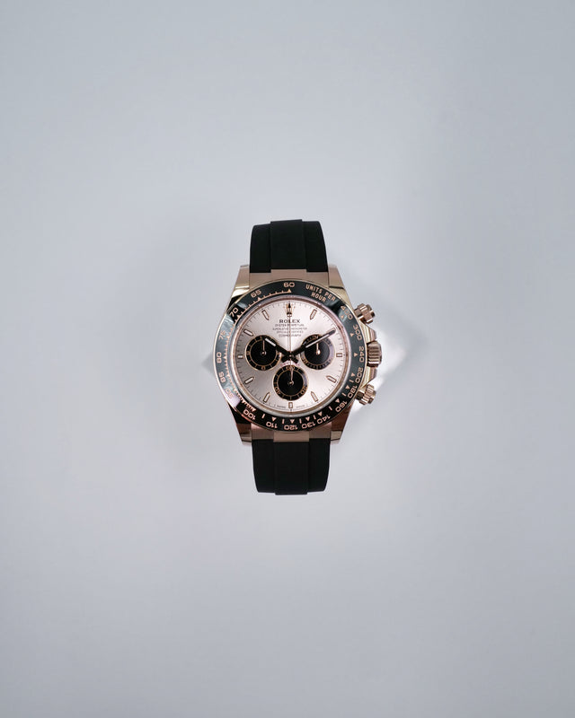 Rolex 126515LN Cosmograph Daytona 18K Rose Gold with Sundust and Bright Black Dial