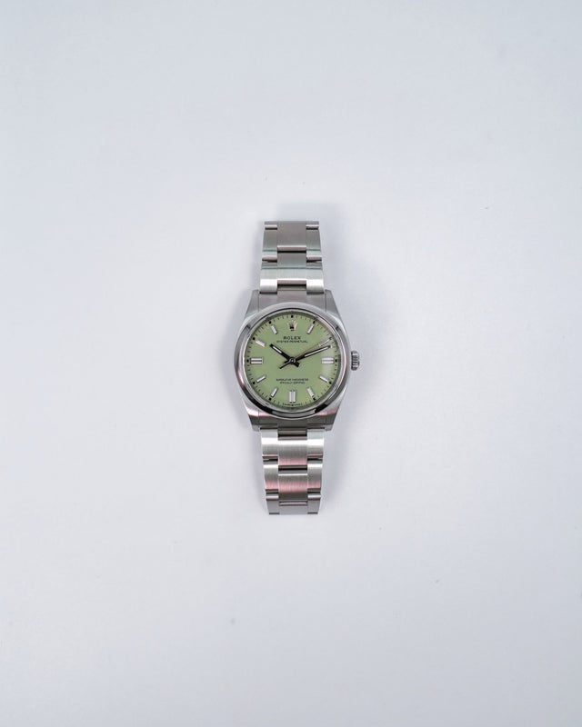Rolex 126000 Oyster Perpetual 36 with Pistachio Dial (New Model)