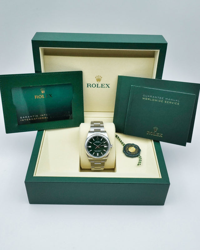 Rolex 126000 Oyster Perpetual 36 with Green Dial (New Model)