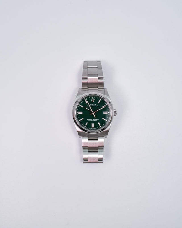Rolex 126000 Oyster Perpetual 36 with Green Dial (New Model)