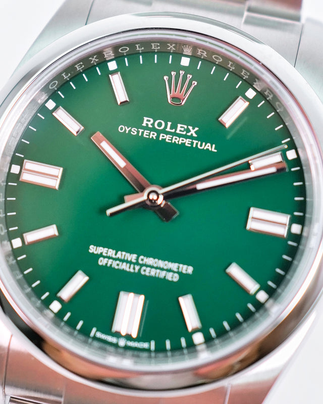 Rolex 126000 Oyster Perpetual 36 with Green Dial (New Model)