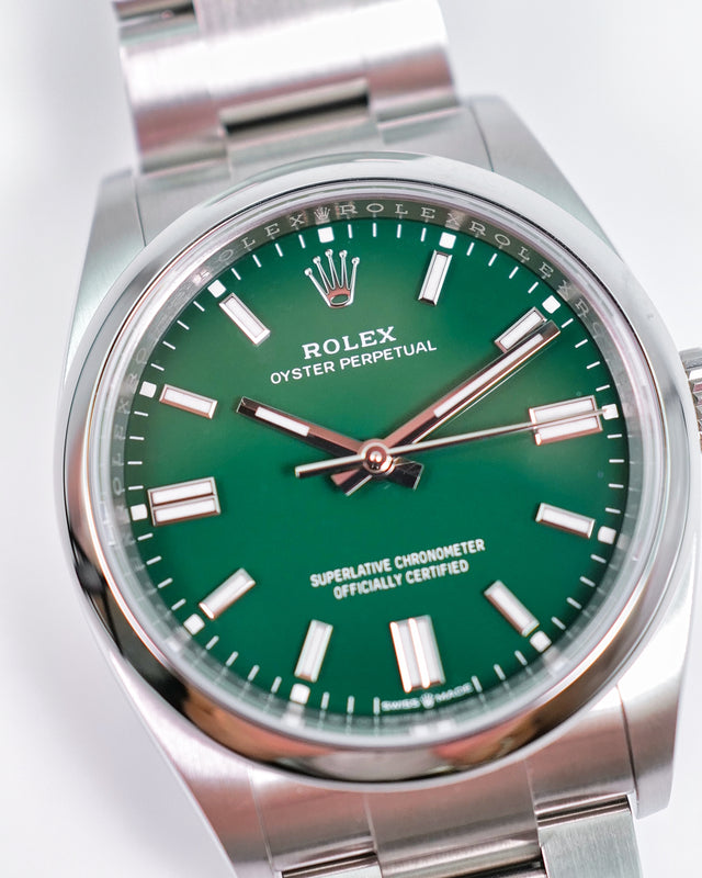 Rolex 126000 Oyster Perpetual 36 with Green Dial (New Model)