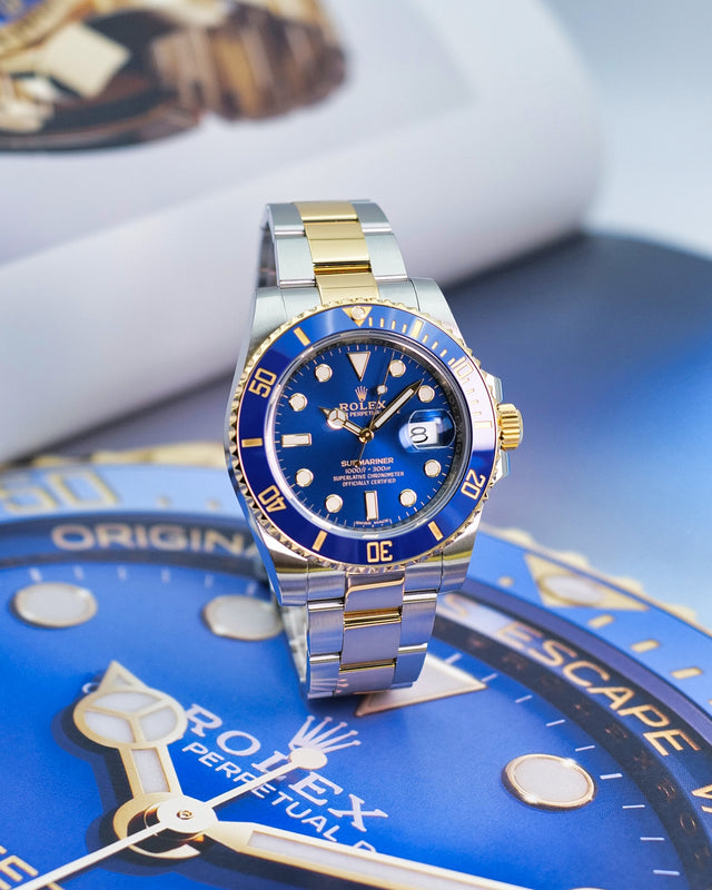 Rolex 116613LB Submariner "Bluesy" 18K/SS Blue Dial