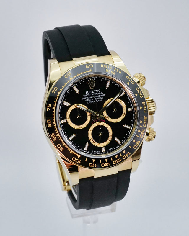 Rolex 126518LN Cosmograph Daytona 18K Yellow Gold with Black Dial