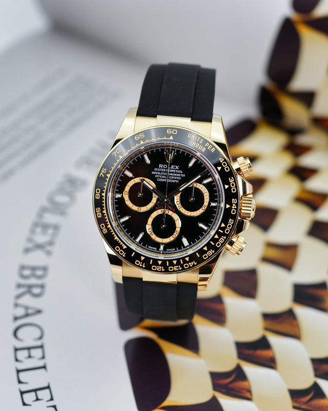 Rolex 126518LN Cosmograph Daytona 18K Yellow Gold with Black Dial