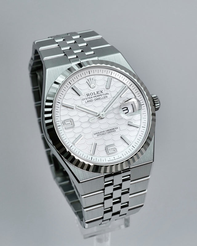 Rolex 127334 Land-Dweller 40 with White Dial