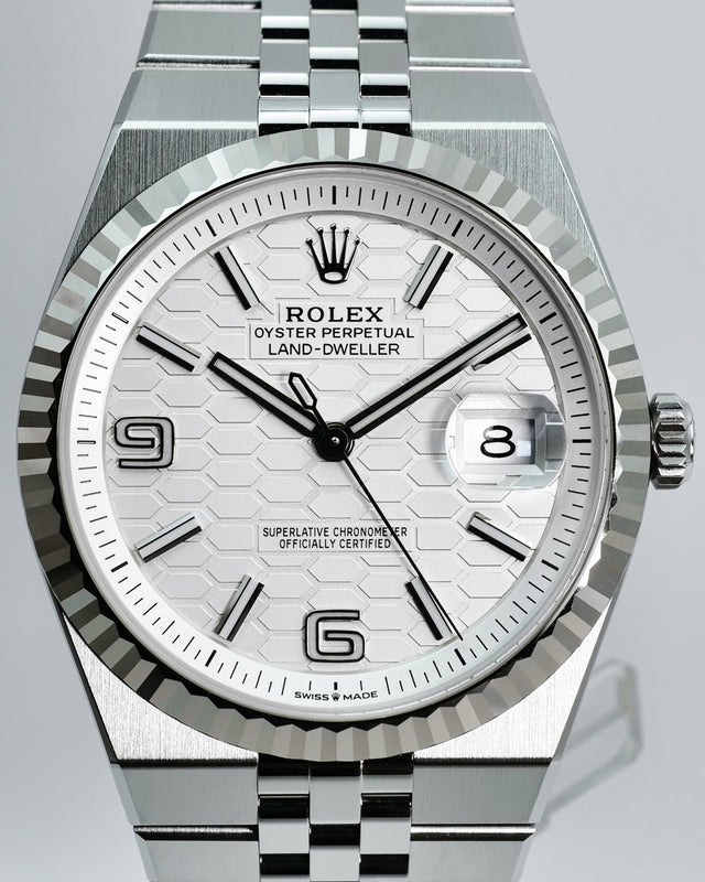 Rolex 127334 Land-Dweller 40 with White Dial