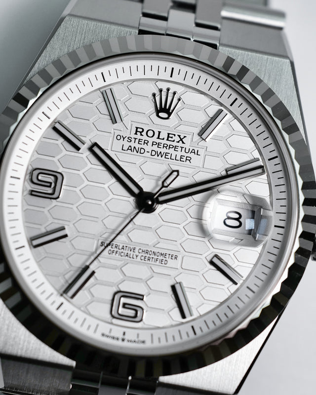 Rolex 127334 Land-Dweller 40 with White Dial