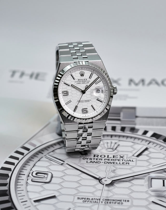 Rolex 127334 Land-Dweller 40 with White Dial