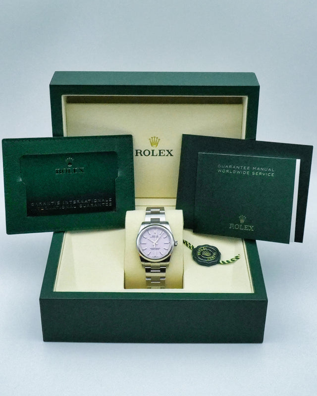 Rolex 124200 Oyster Perpetual 34 with Candy Pink Dial (2026)