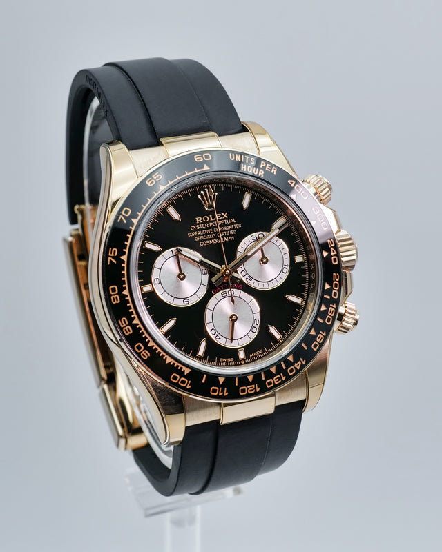 Rolex 126515LN Daytona 18K Rose Gold with Black Dial