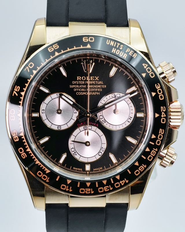 Rolex 126515LN Daytona 18K Rose Gold with Black Dial