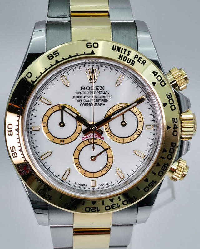 Rolex 126503 Cosmograph Daytona 18K/Stainless Steel with White Dial