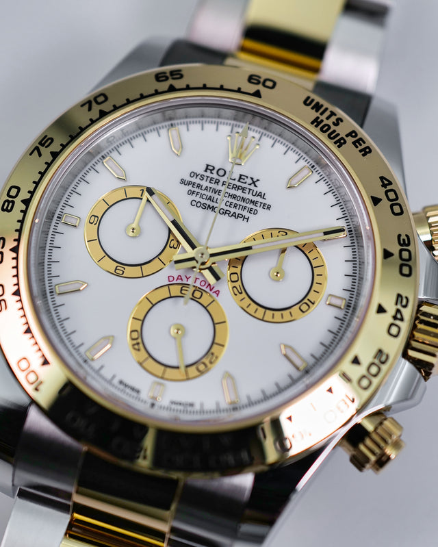 Rolex 126503 Cosmograph Daytona 18K/Stainless Steel with White Dial