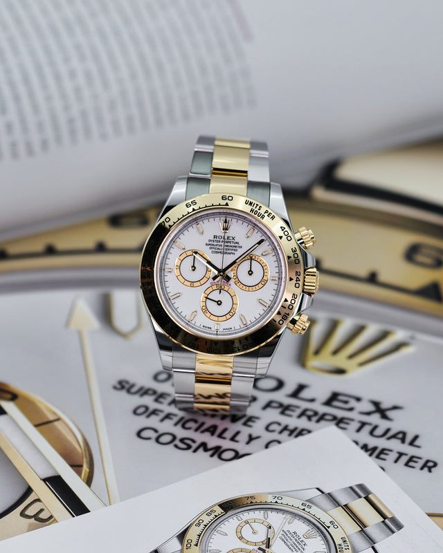 Rolex 126503 Cosmograph Daytona 18K/Stainless Steel with White Dial