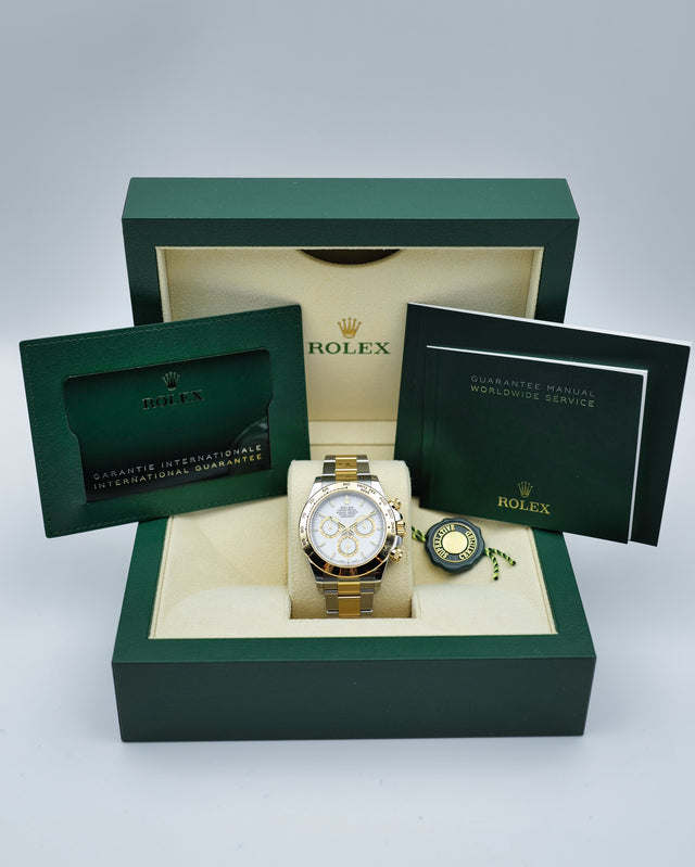 Rolex 126503 Cosmograph Daytona 18K/Stainless Steel with White Dial