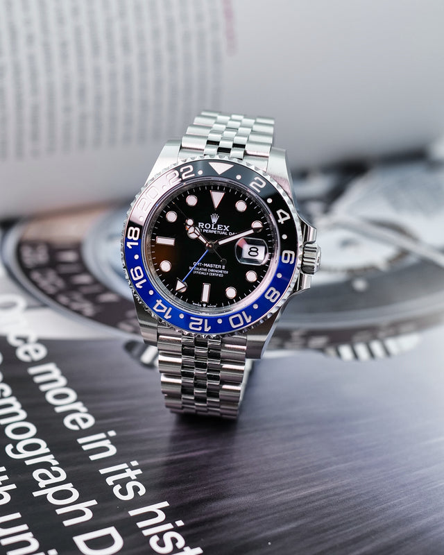 Rolex 126710BLNR "Batgirl "GMT Master II on Jubilee
