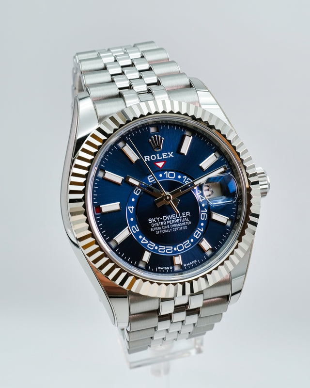Rolex 336934 Sky-Dweller with Blue Dial on Jubilee