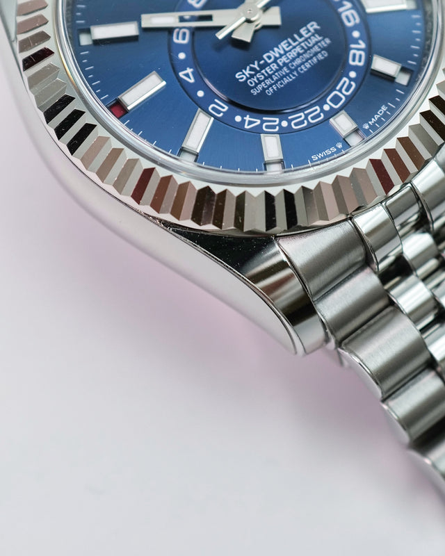 Rolex 336934 Sky-Dweller with Blue Dial on Jubilee