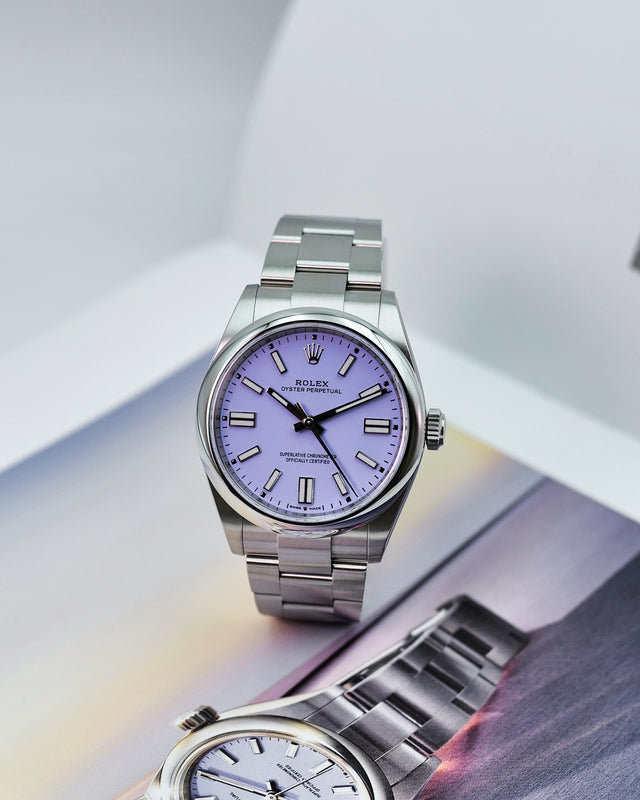 Rolex 134300 Oyster Perpetual 41 with Lavender Dial