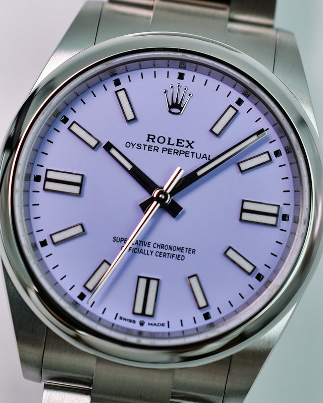 Rolex 134300 Oyster Perpetual 41 with Lavender Dial