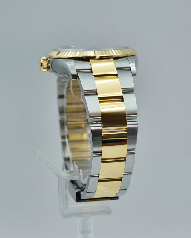 Rolex 126233 Datejust 18K/SS with Olive Green Roman Dial on Oyster