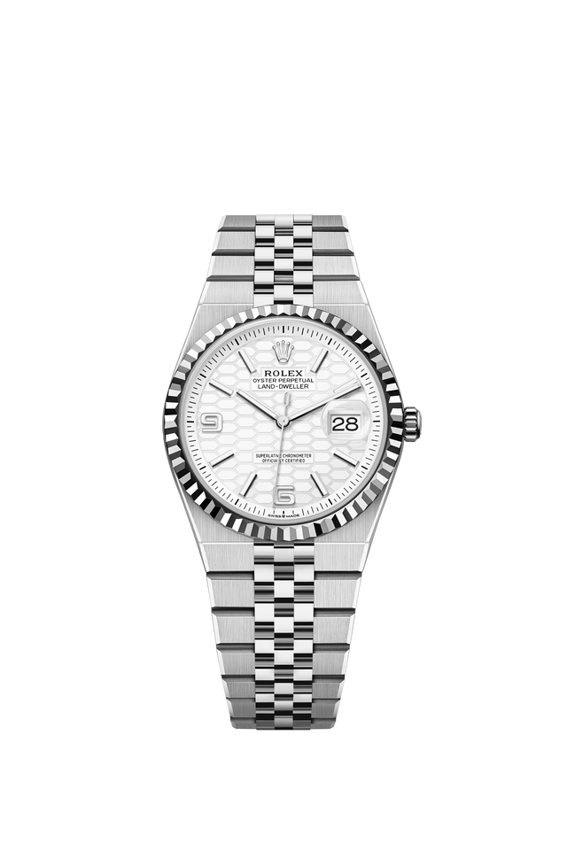 Rolex 127234 Land-Dweller 36 with White Dial